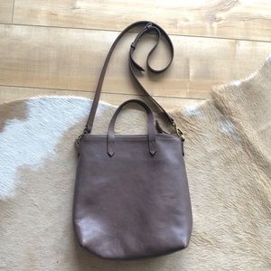 Madewell mini transport crossbody, taupe